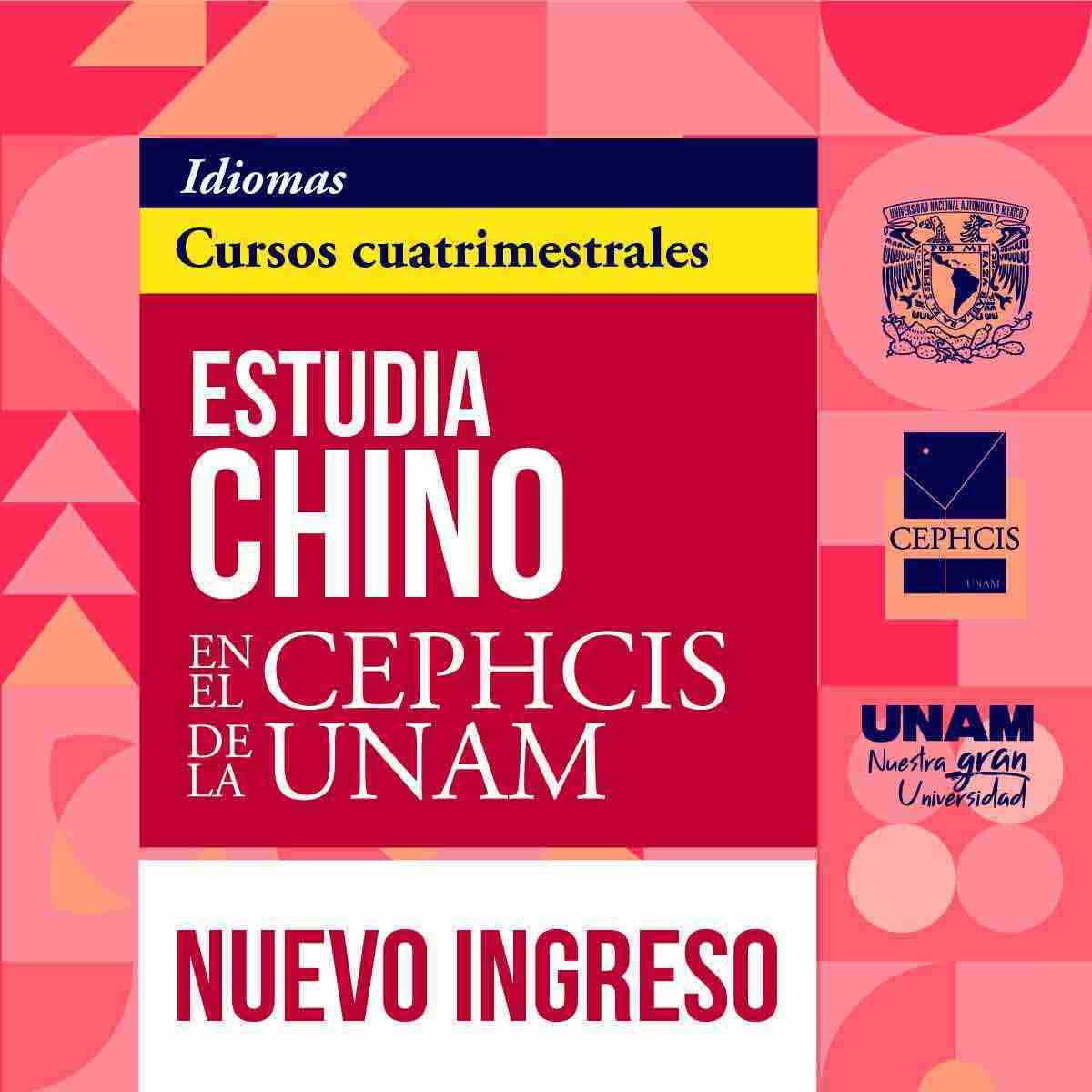 CURSO CUATRIMESTRAL DE CHINO MANDARÍN - NUEVO INGRESO/REINGRESO
