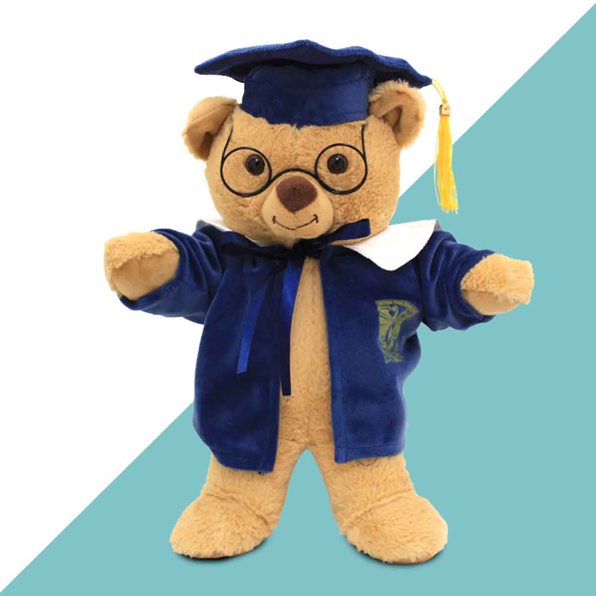 OSO PELUCHE GRADUACIÓN ESCUDO UNAM