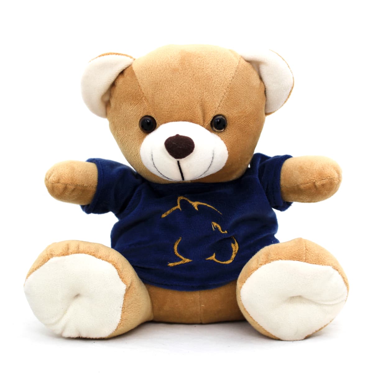 OSO PELUCHE PELO CORTO PLAYERA AZUL LOGO PUMA