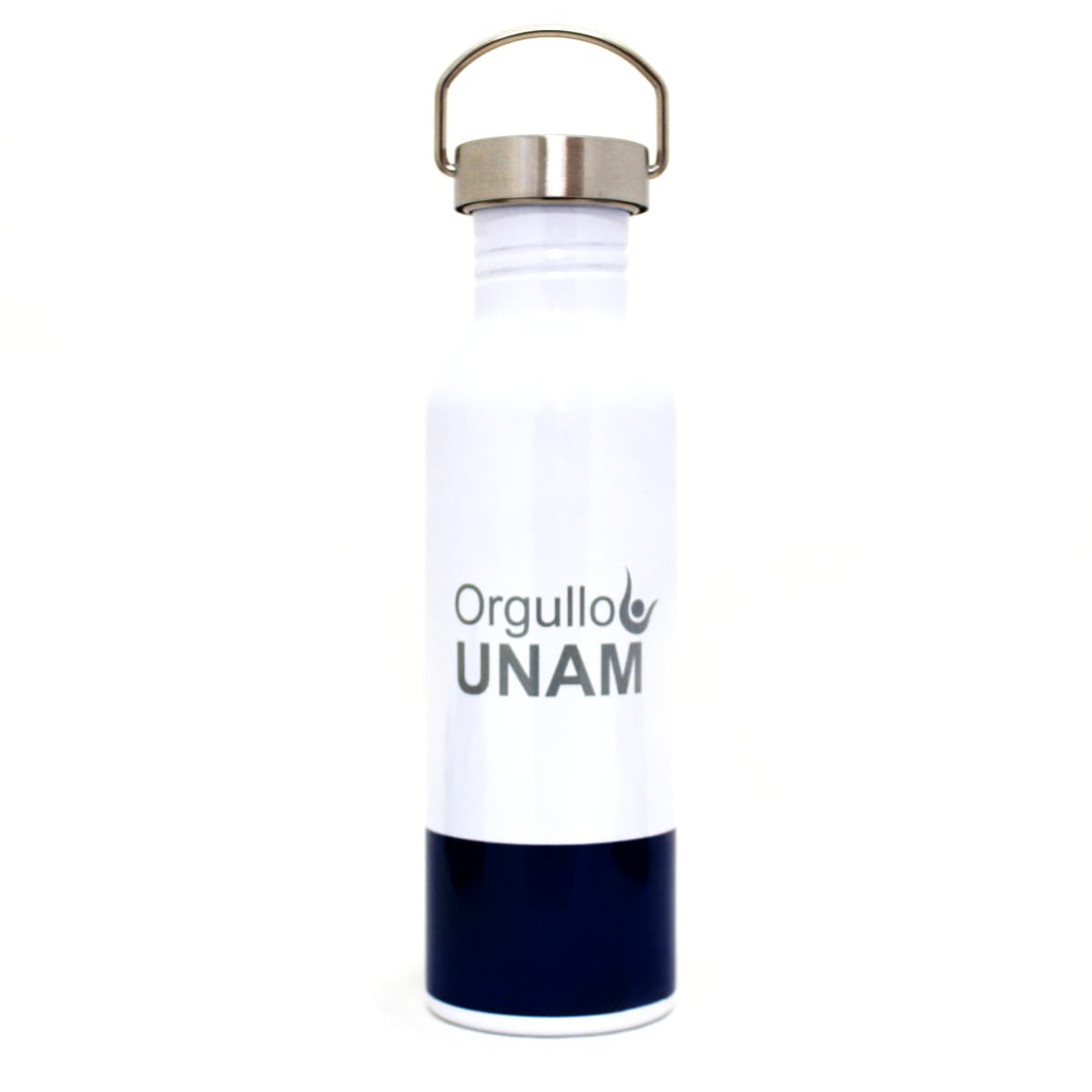 TERMO METÁLICO PARA AGUA, LOGO ORGULLO UNAM