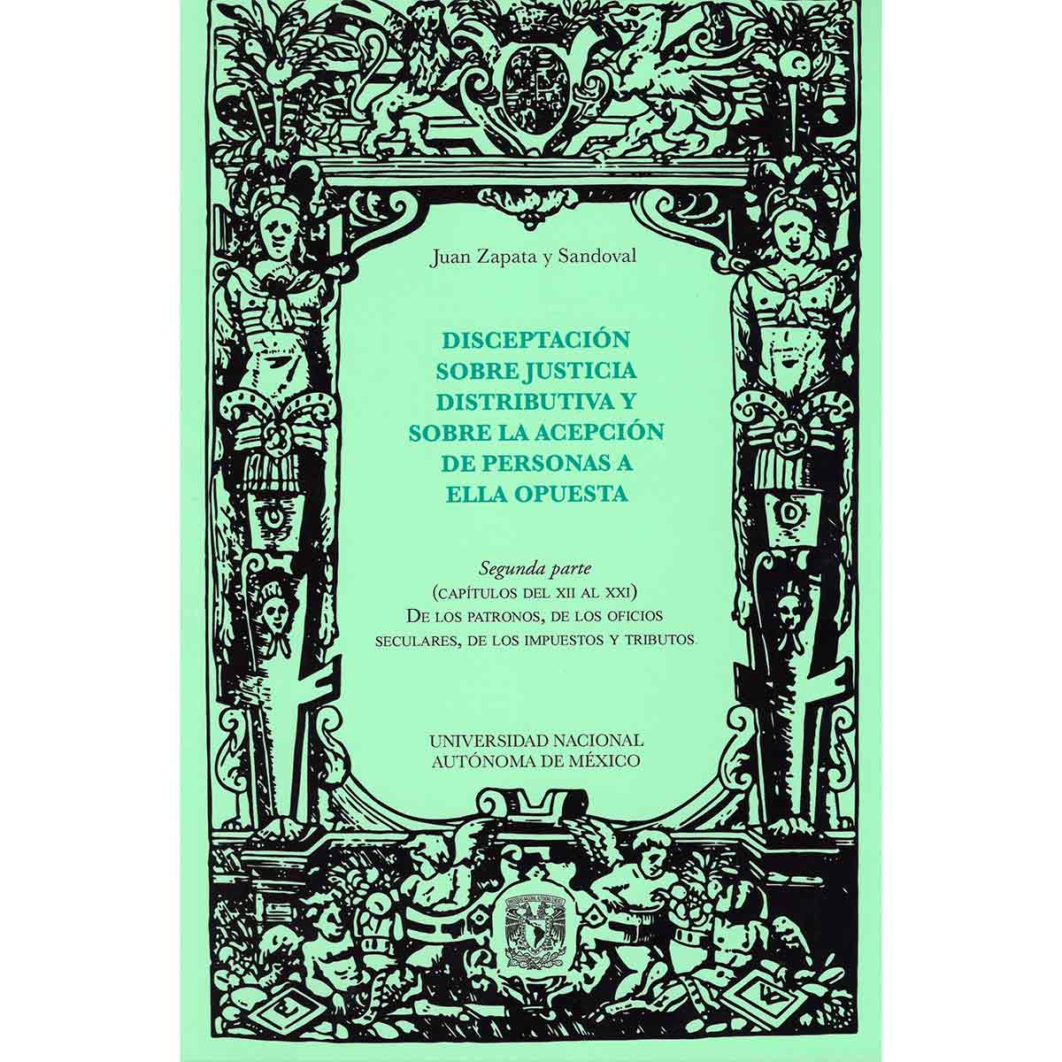 DISCEPTACIÓN SOBRE JUSTICIA DISTRIBUTIVA Y SOBRE LA ACEPCIÓN DE PERSONAS A ELLA OPUESTA 2a PARTE